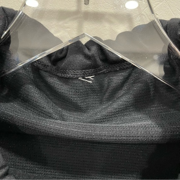 Fabletics Jolie Black Funnel Neck Pullover Sweater Training Top Lace Detail - Picture 4 of 8